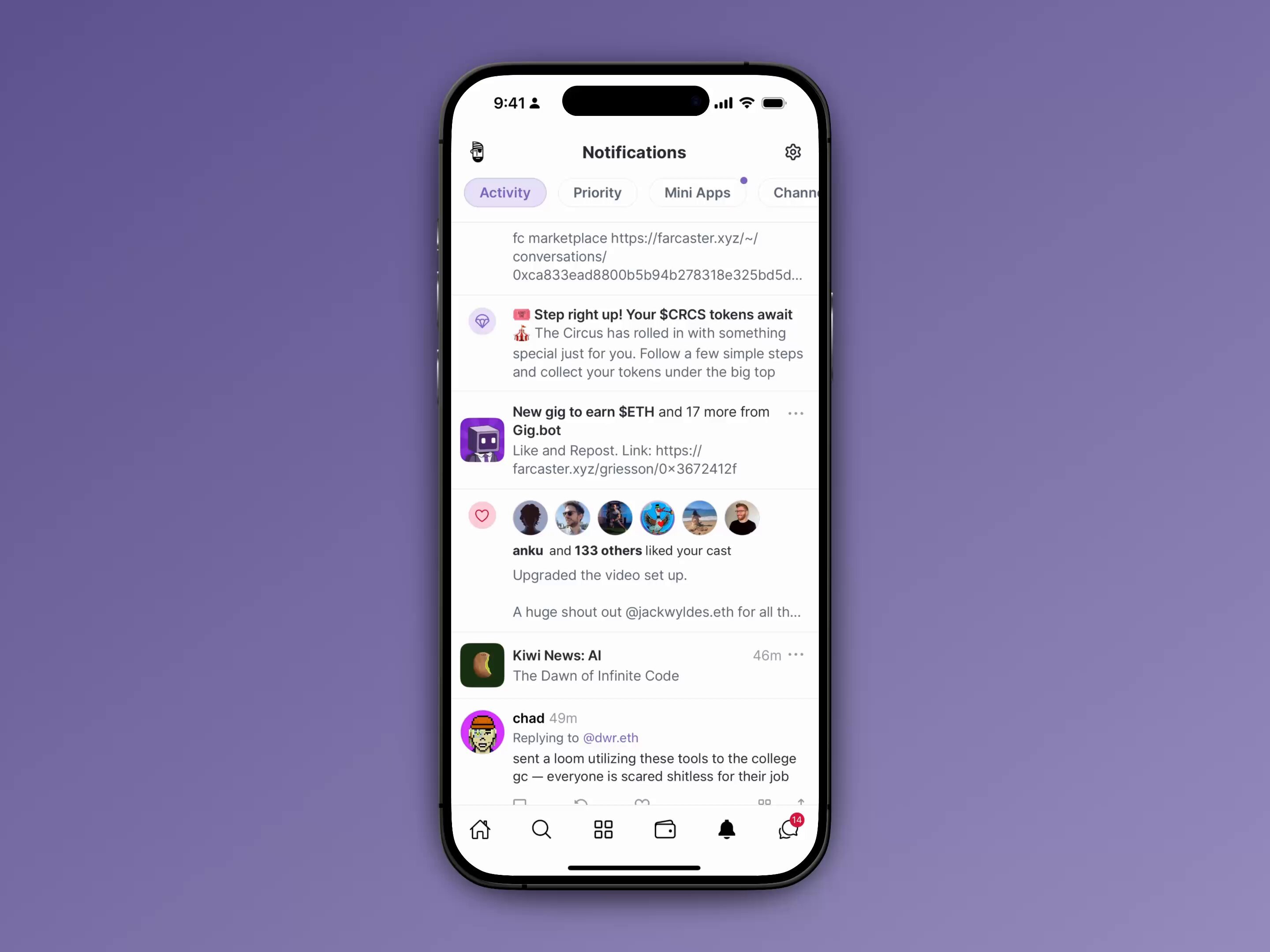 Farcaster Power Badge profile screenshot