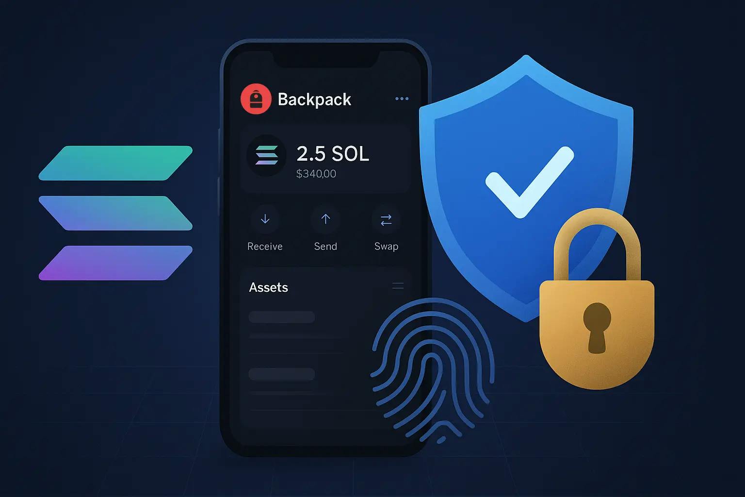 Backpack wallet multi-chain interface screenshot