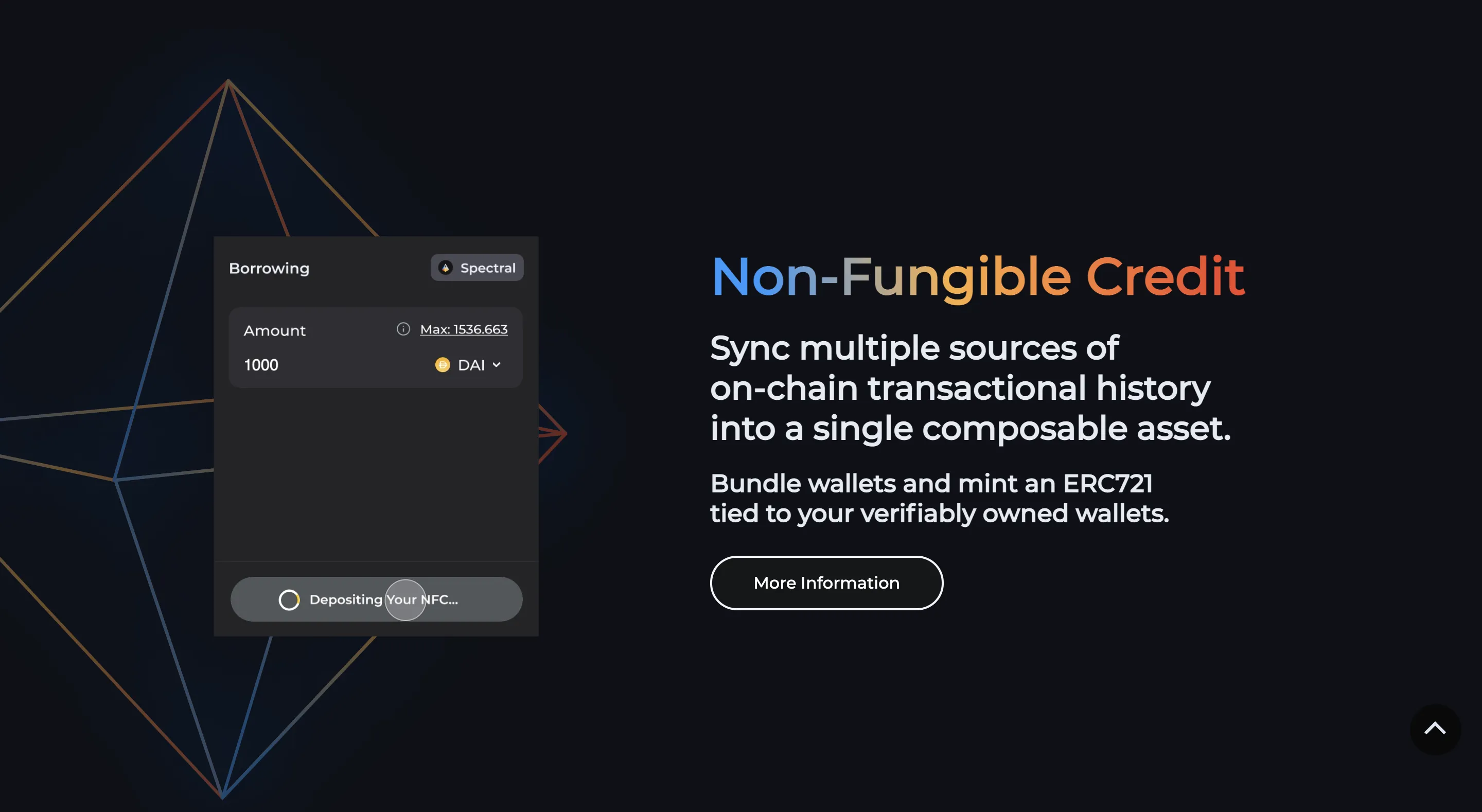 Spectral Web3 credit scoring protocol