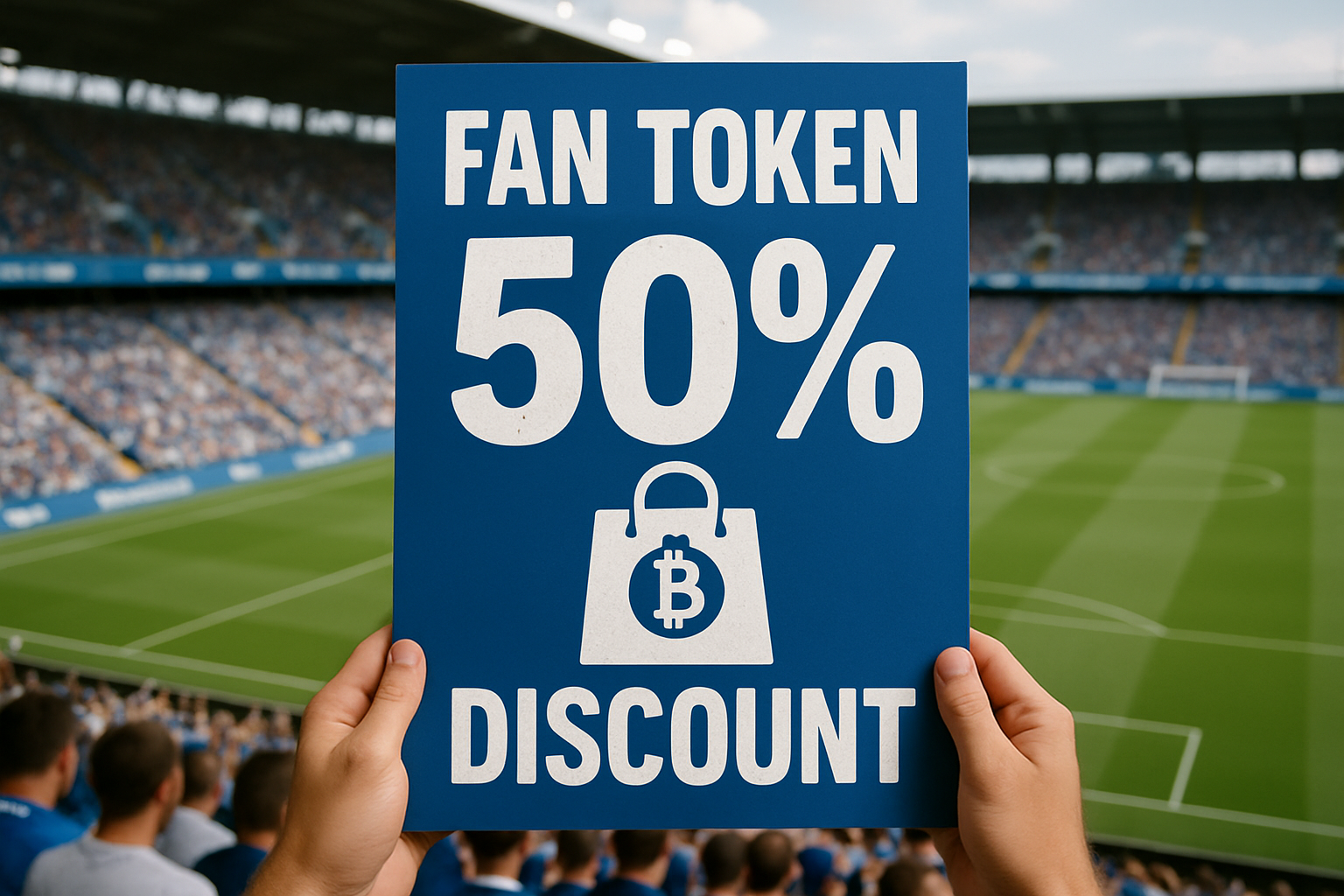 soccer stadium merchandise discount fan token