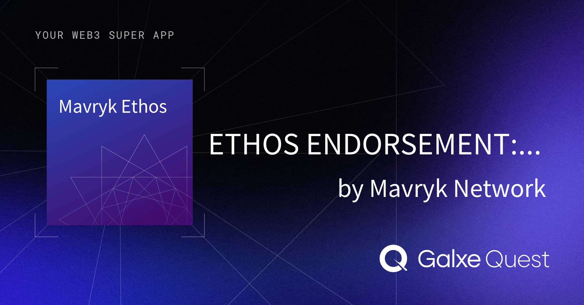 Galxe on-chain reputation badge