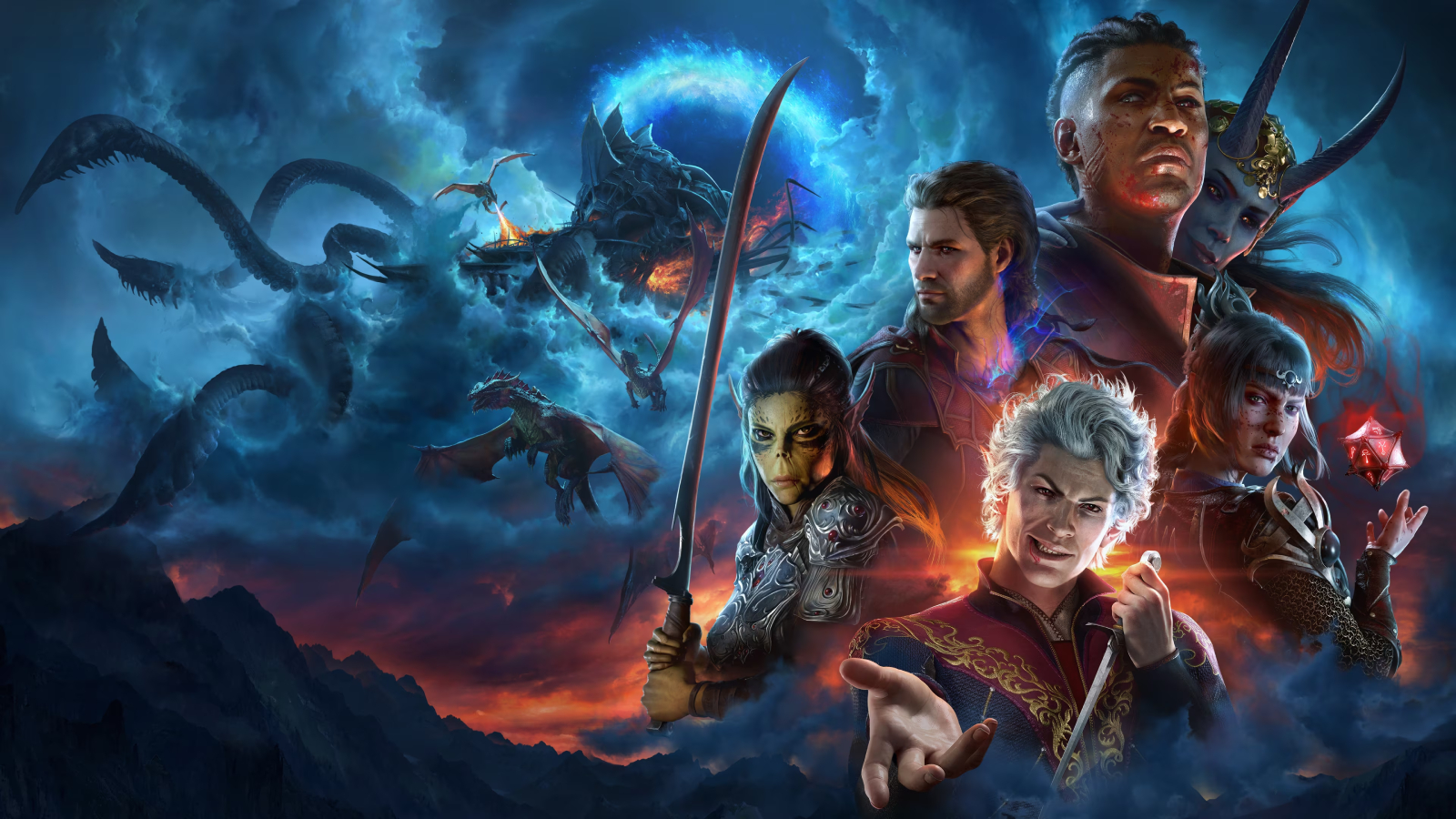 Baldur's Gate 3 official cover art