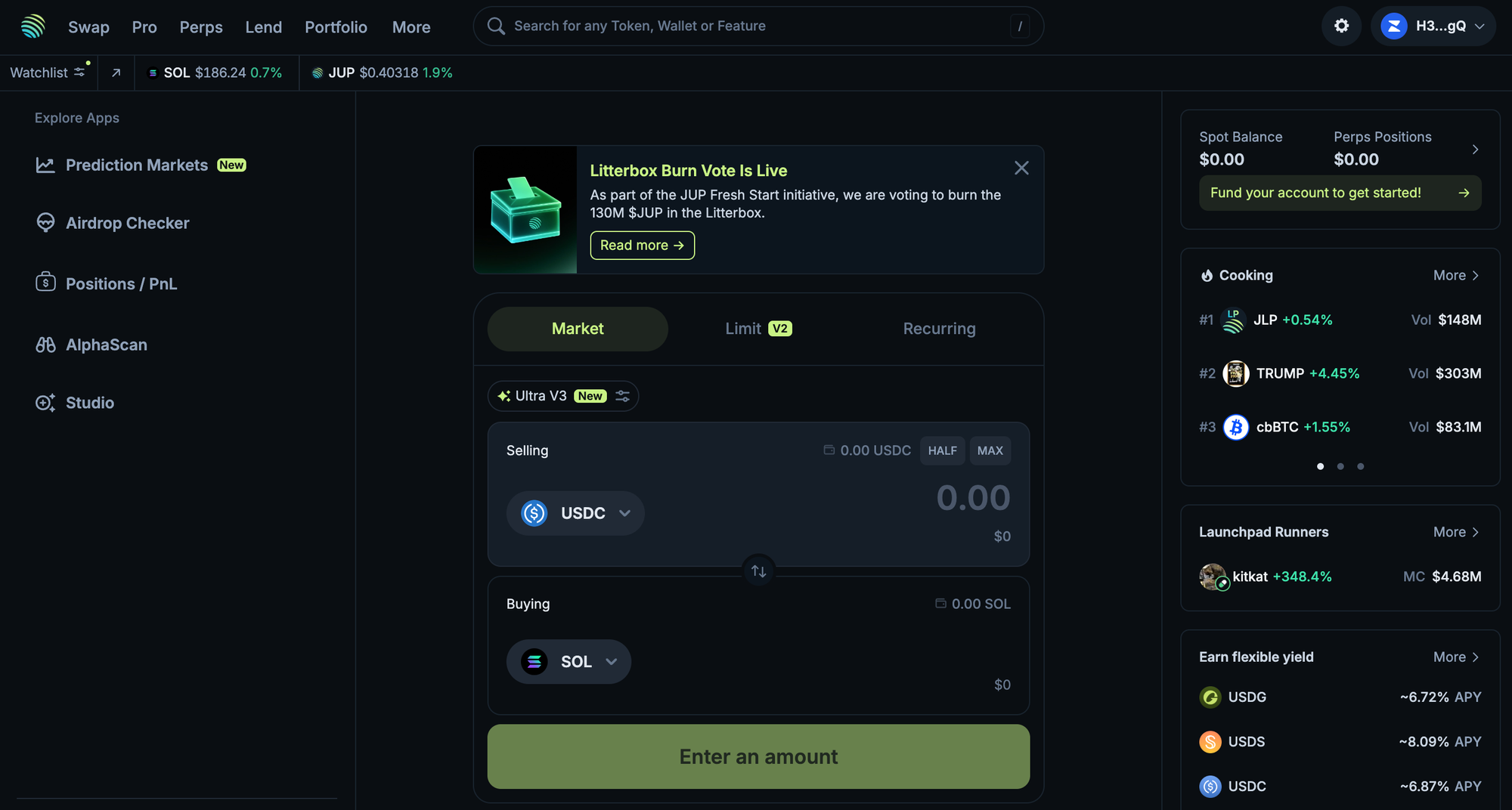 Solana DEX aggregator liquidity flow