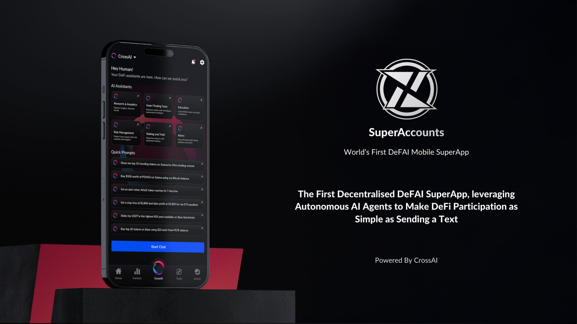 zkCross Network user interface screenshot