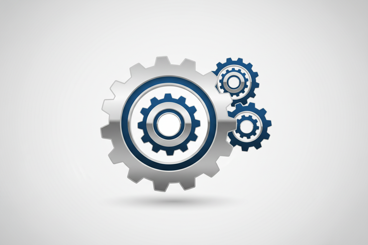 admin efficiency gears icon