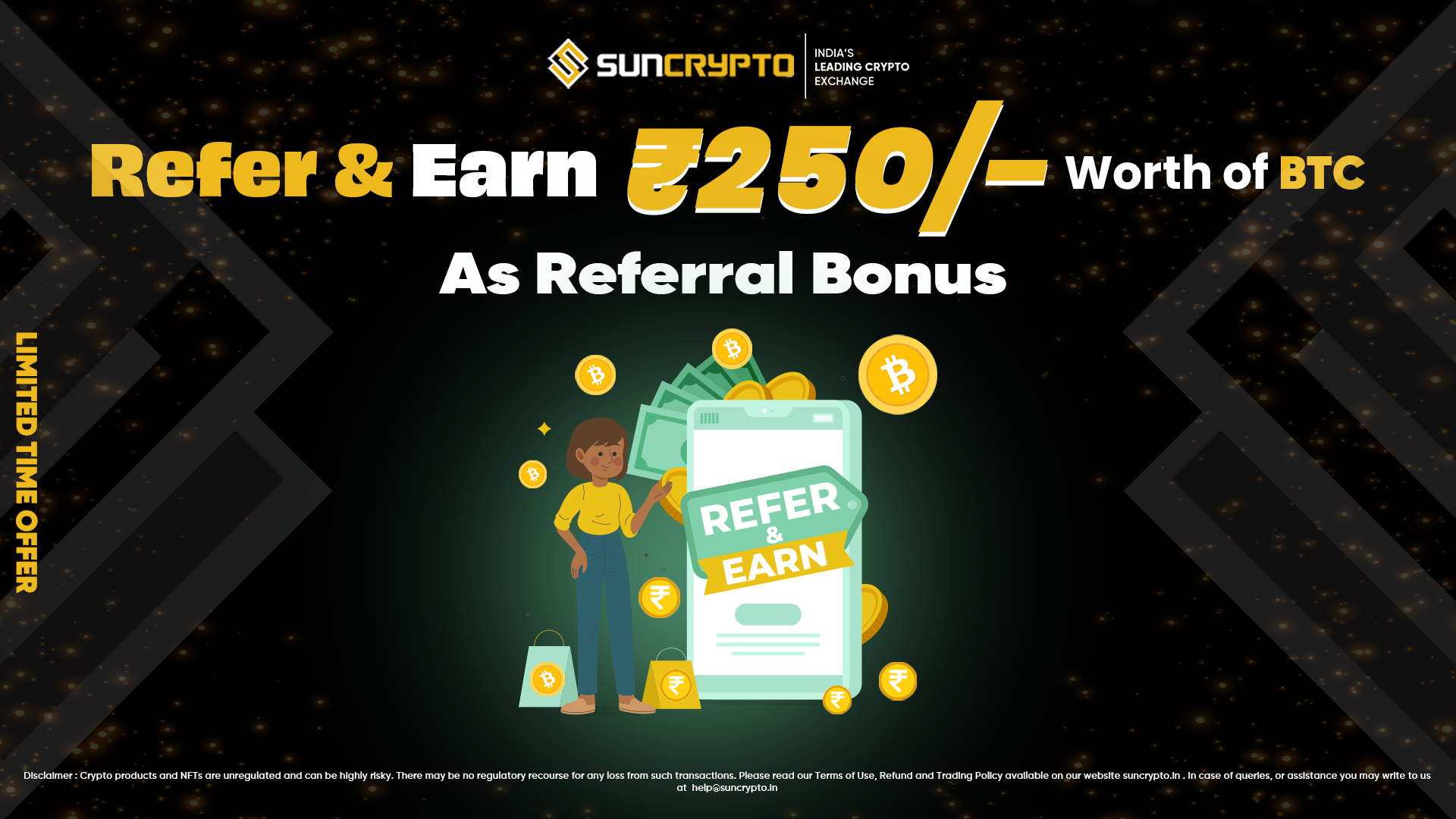 crypto referral program rewards