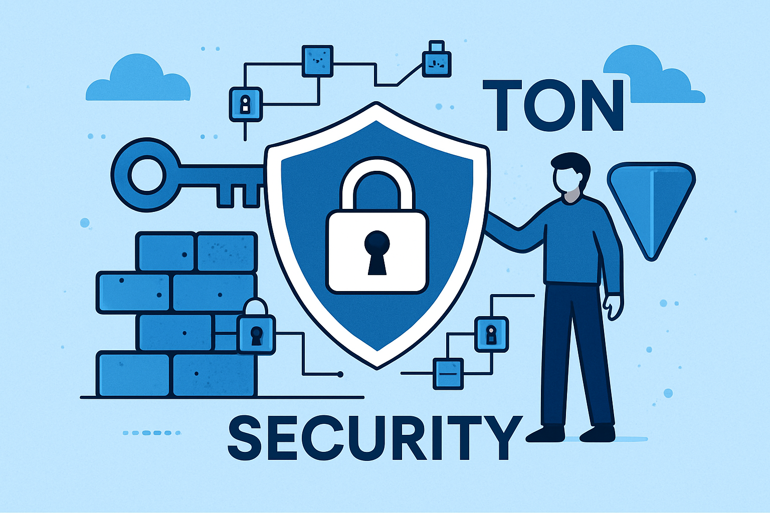 TON blockchain security illustration