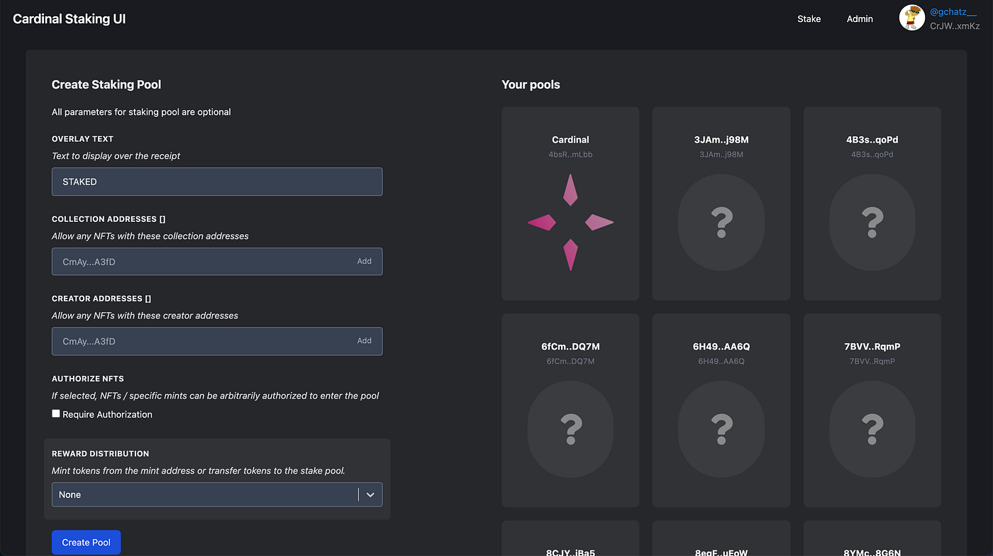 token gated Discord staking multipliers