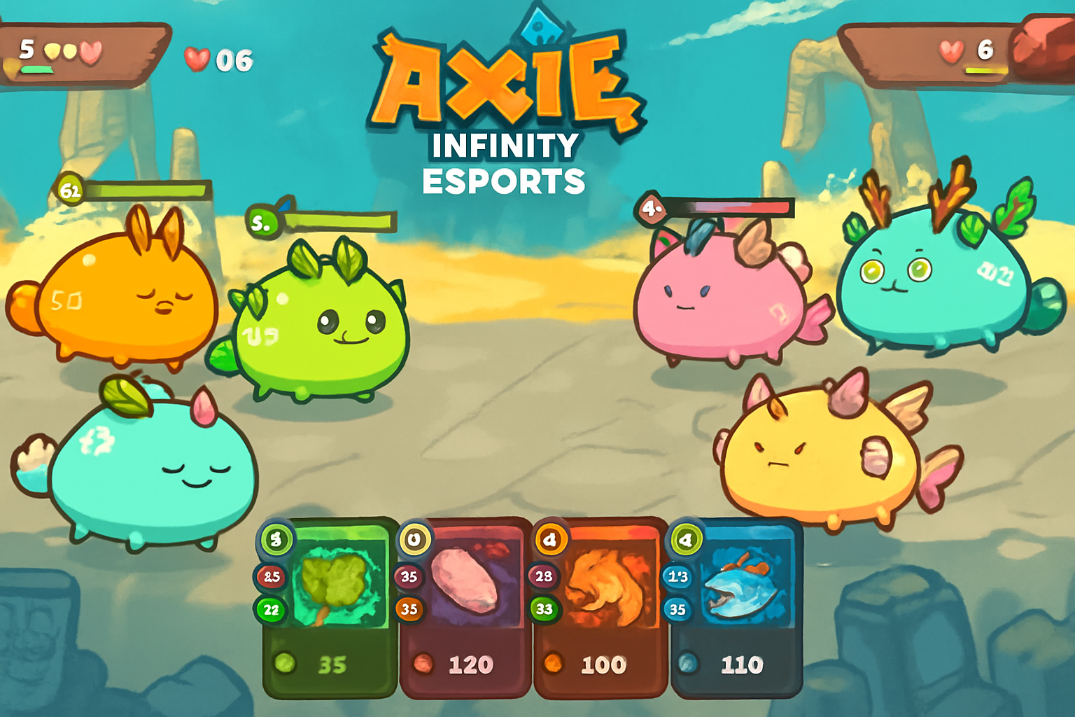 Axie Infinity esports NFT gameplay