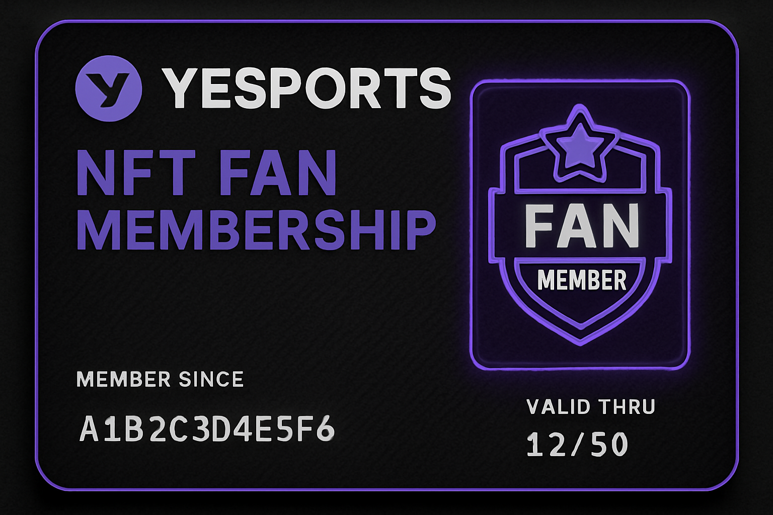 Yesports NFT fan membership