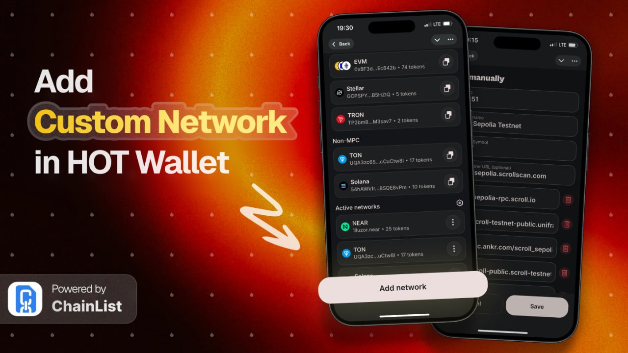 Wallchain supported EVM chains list