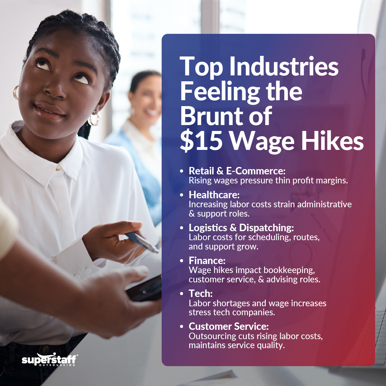 USDC payroll cost savings infographic