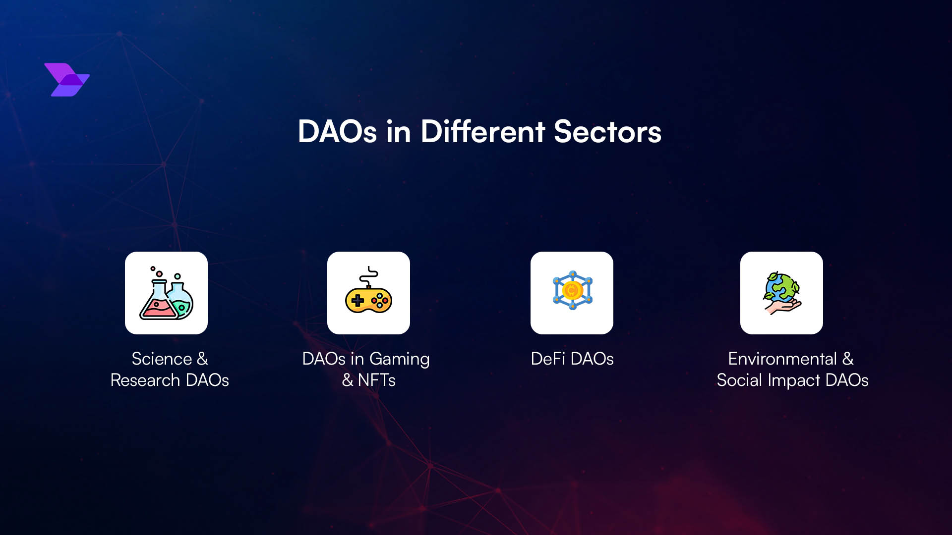 DAO members receiving digital governance NFT badges on a blockchain interface, illustrating decentralized participation and rewards in web3 communities.