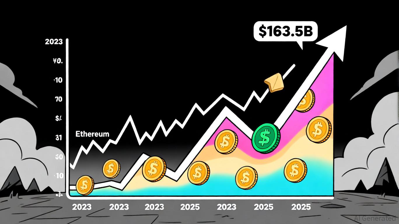 Data visualization showing USDC stablecoin flows on Base network compared to Ethereum, Solana, and other major blockchains, highlighting DeFi adoption in 2025.
