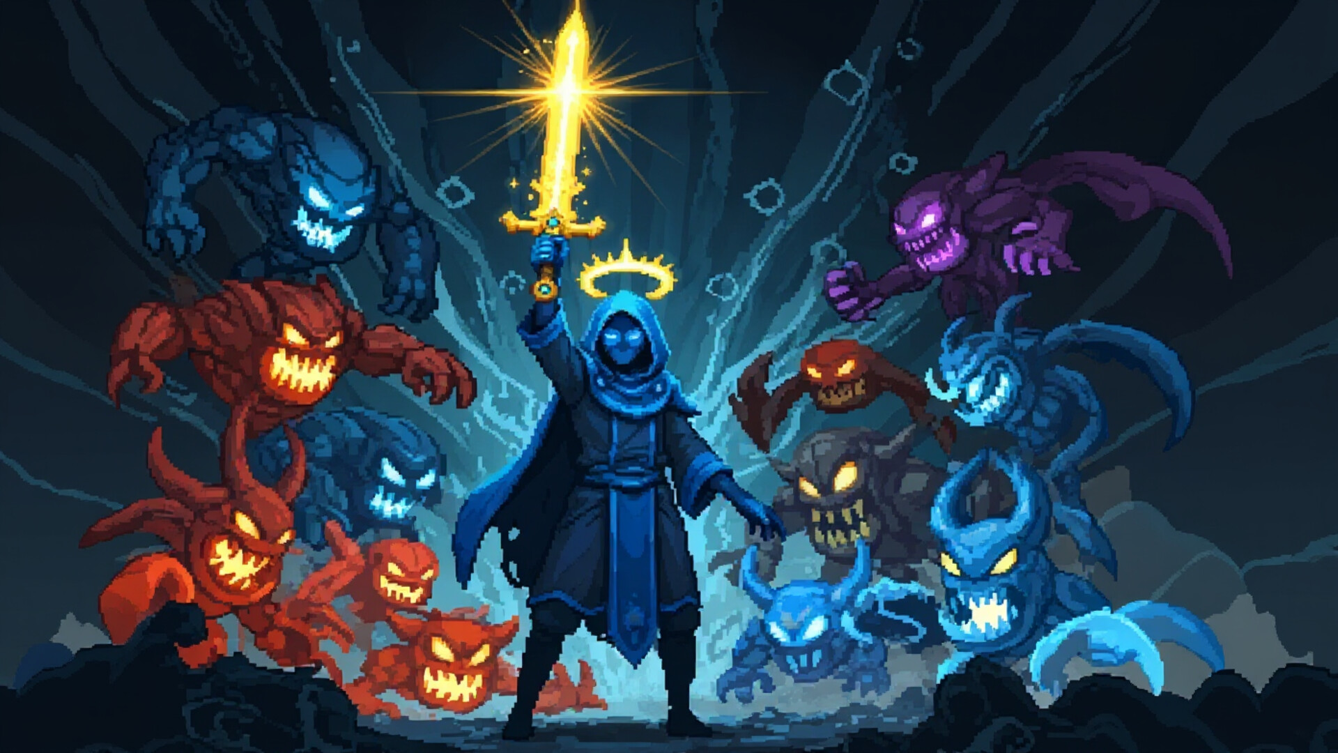 Void Echoes cosmic roguelike artwork