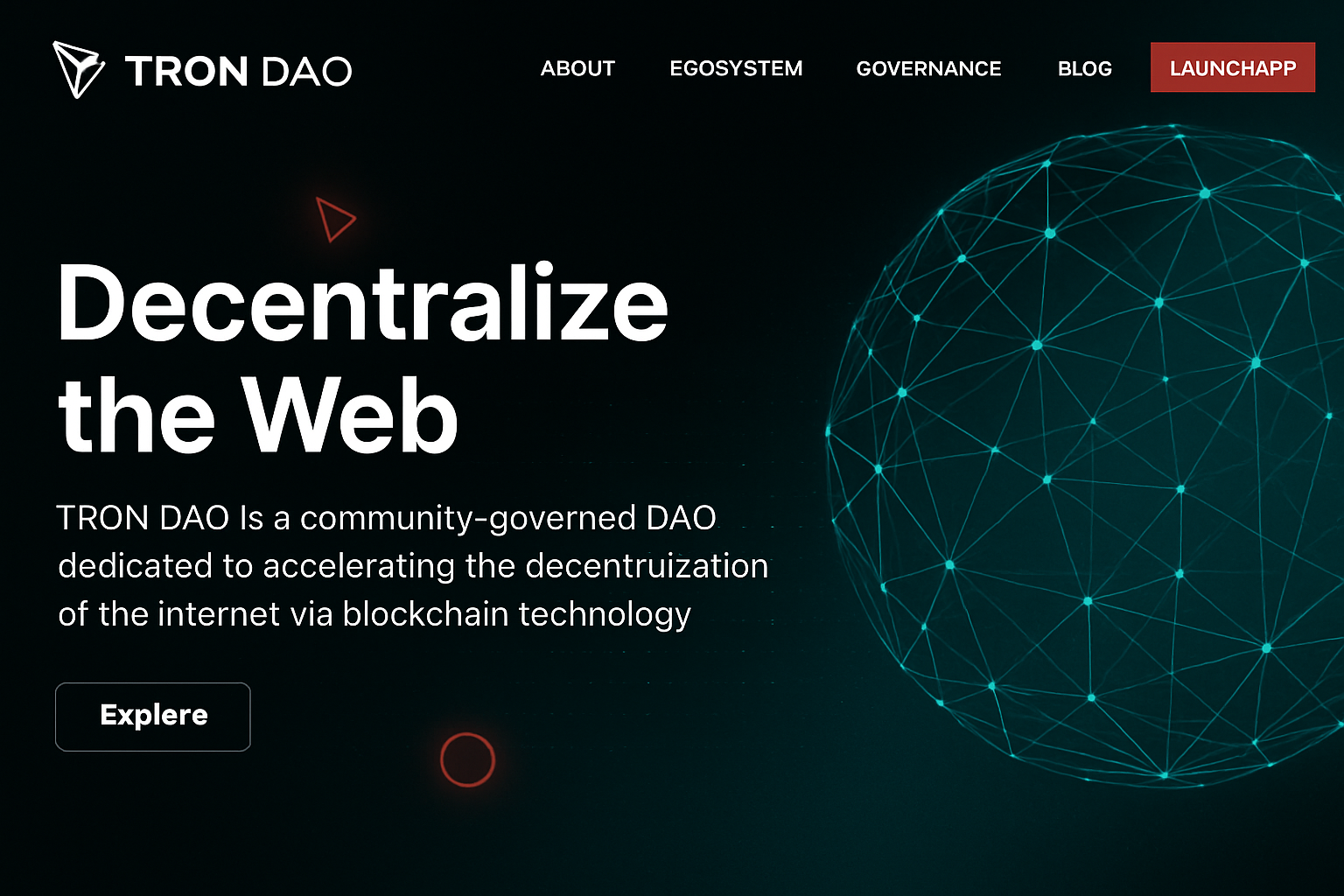 TRON DAO official website