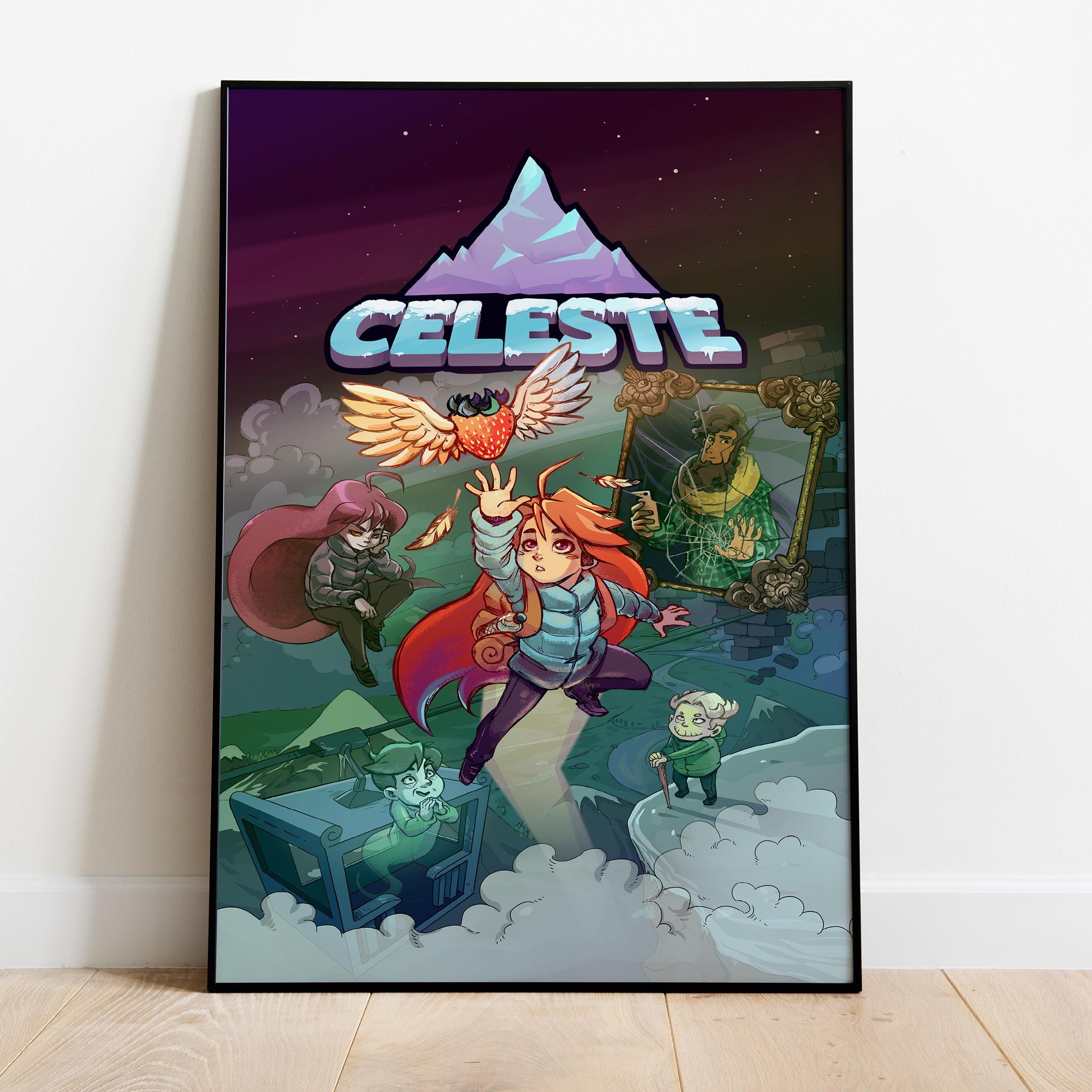 Celeste video game artwork