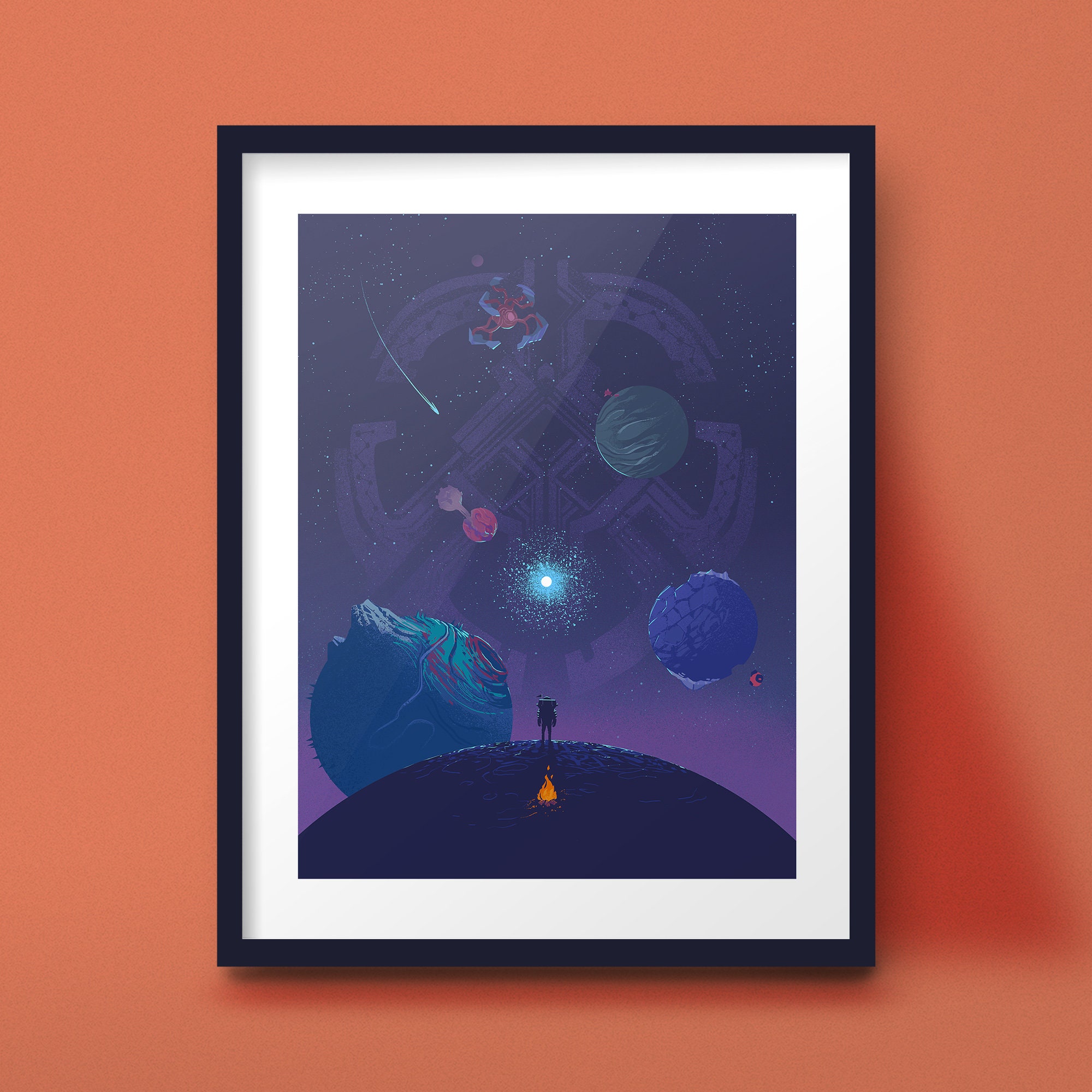 Outer Wilds space exploration art