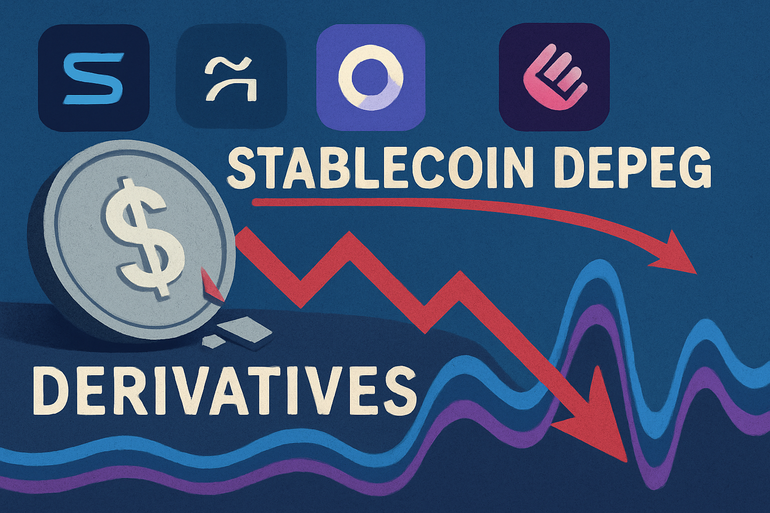 Synthetix Polynomial Ribbon Finance stablecoin depeg derivatives
