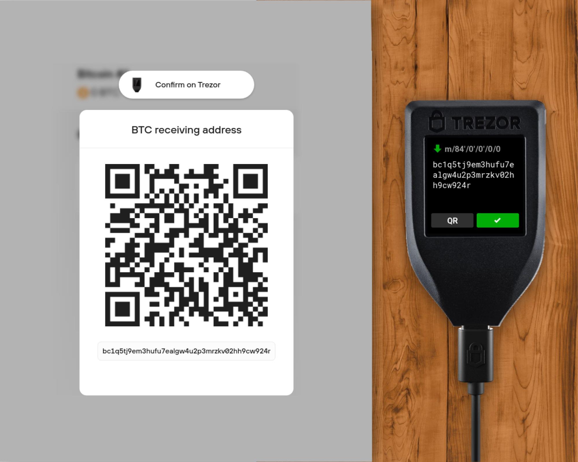 bitcoin wallet address QR code security