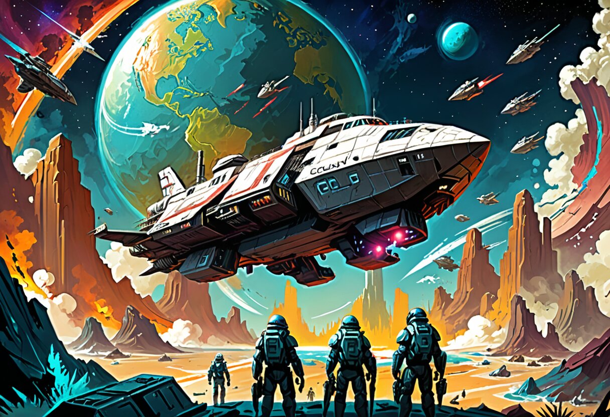 Colony Ship RPG faction art
