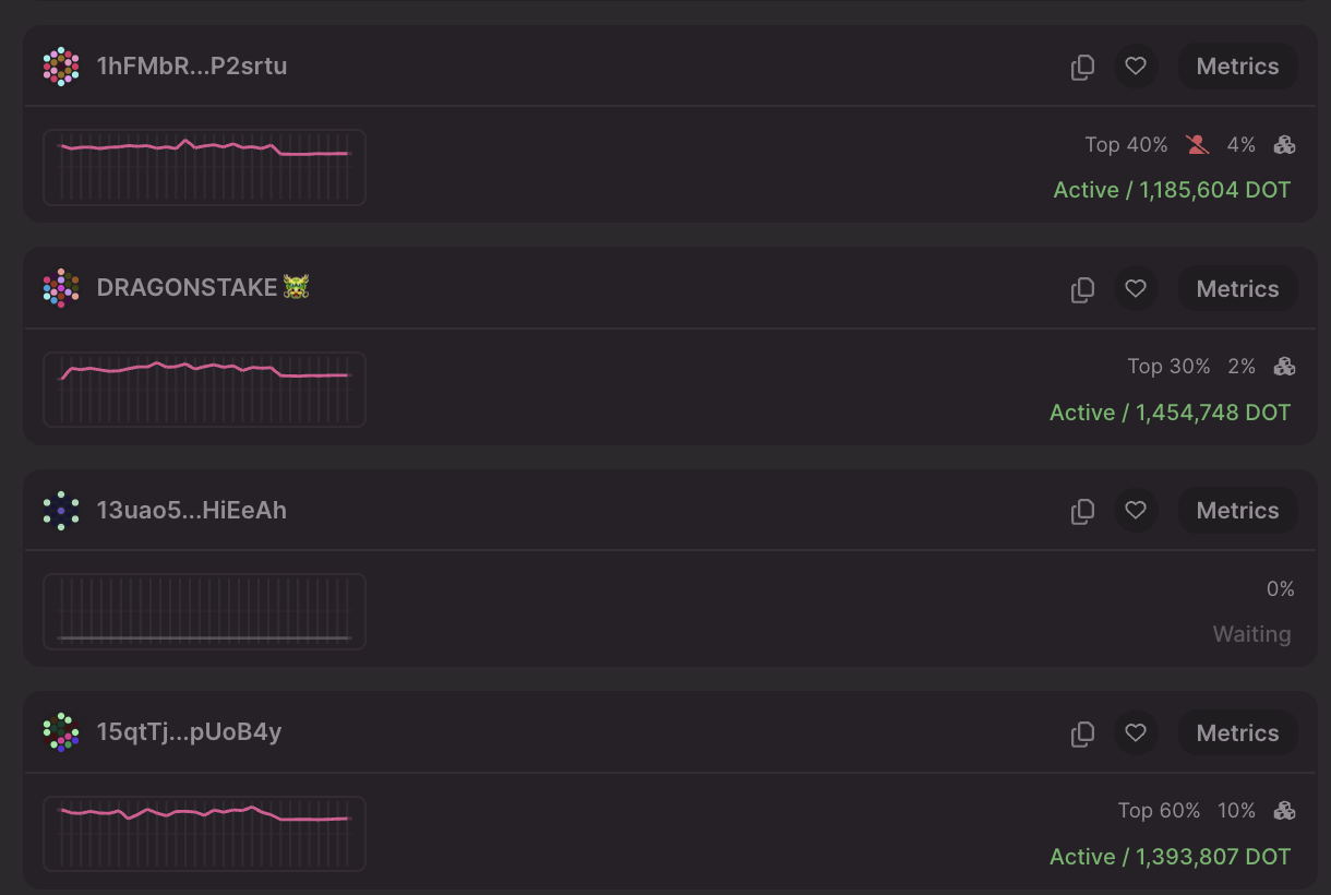 validator commission fee icon