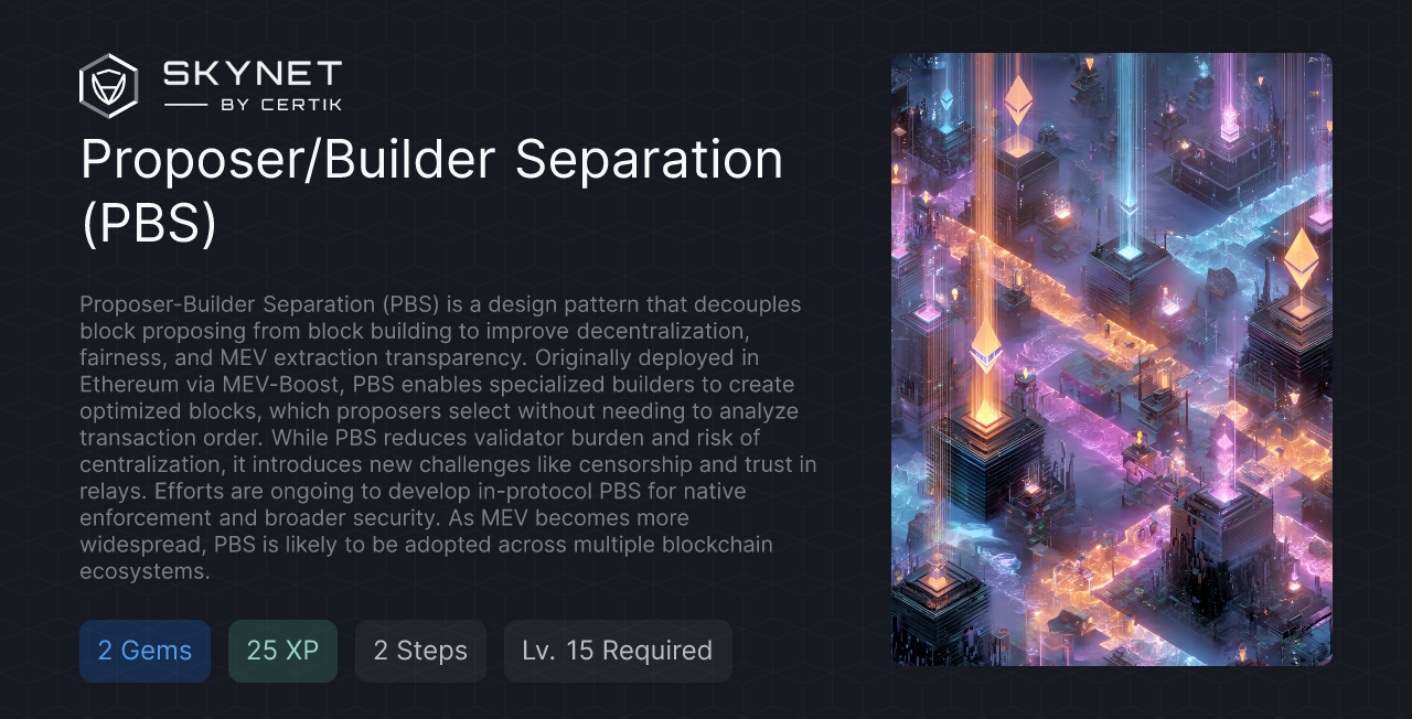 proposer-builder separation blockchain