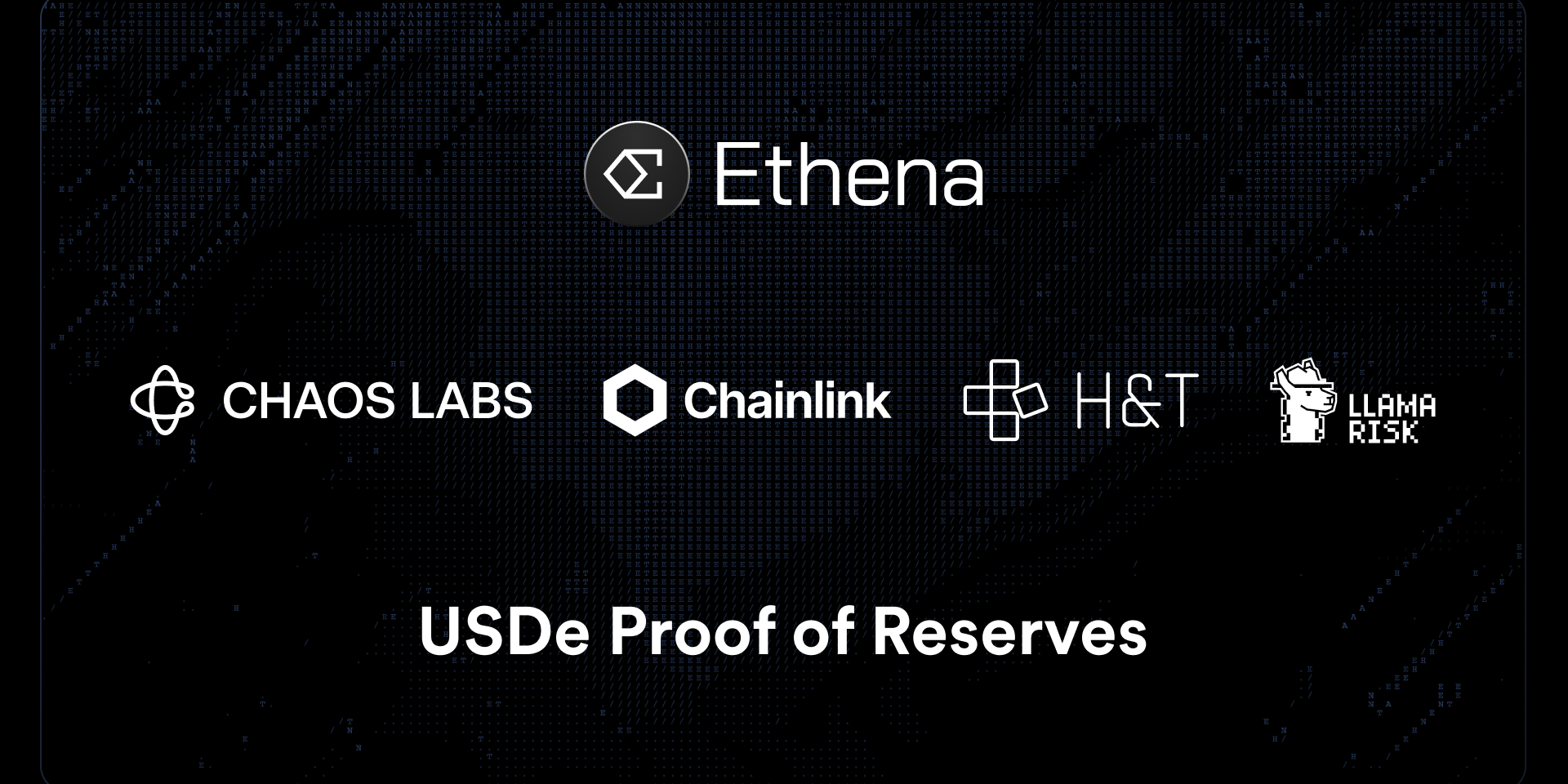 Chaos Labs proof of reserves Ethena Labs