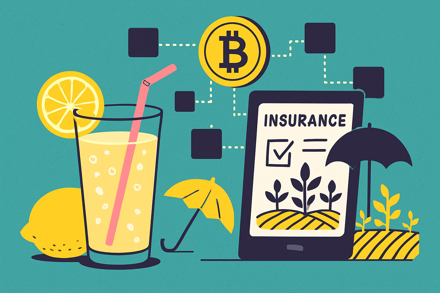 Lemonade blockchain crop insurance