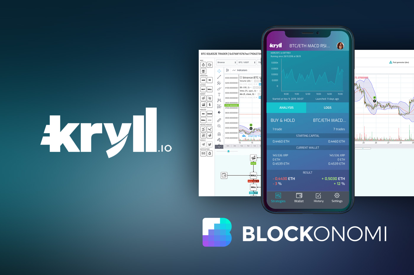 Kryll.io trading bot dashboard screenshot