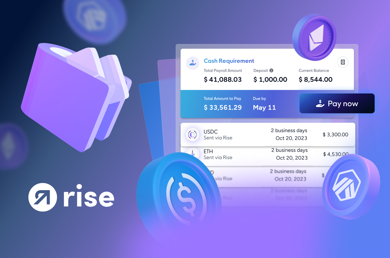 Remote Stripe USDC payroll platform interface