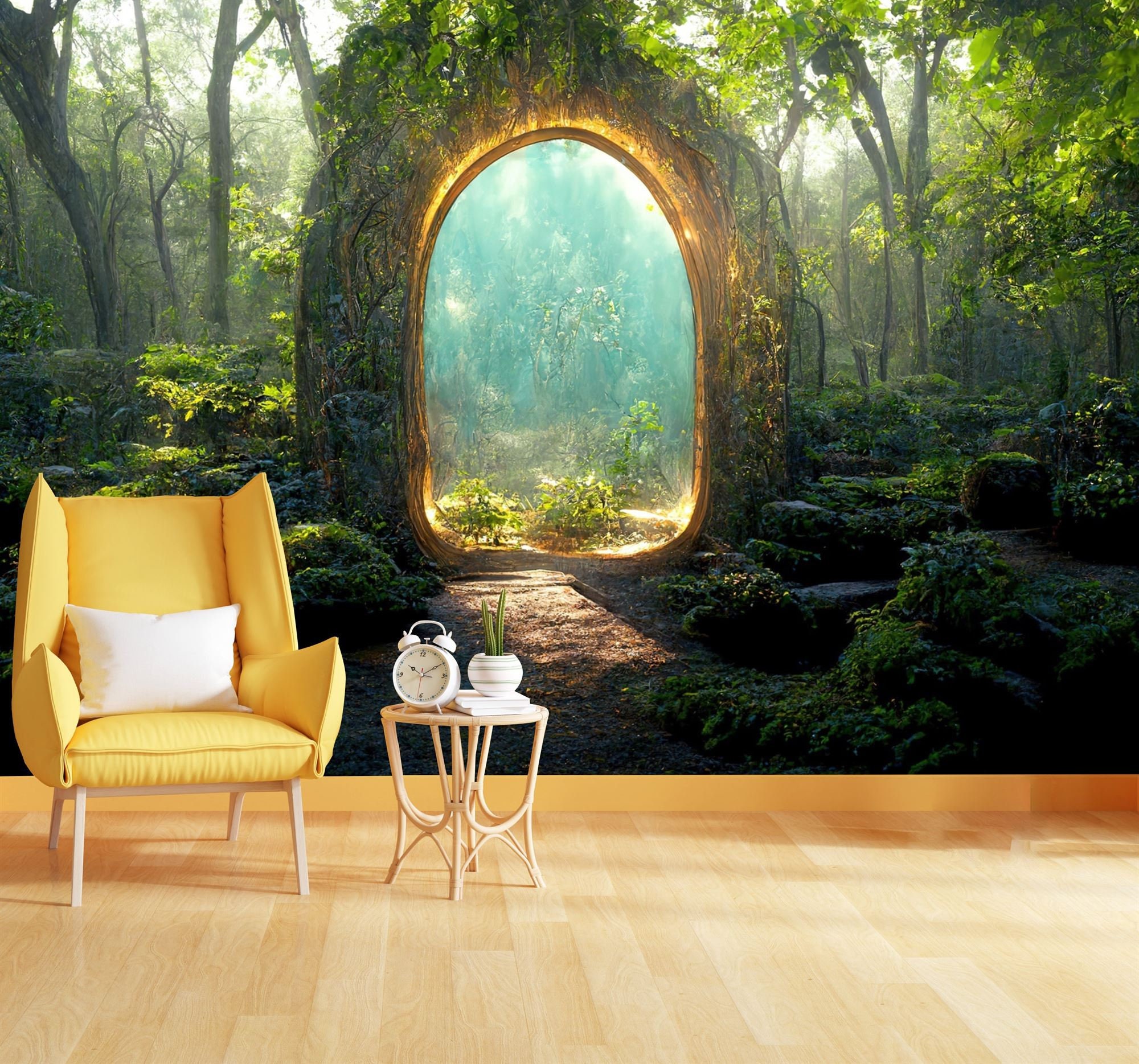 emerald glade door fantasy forest adventure