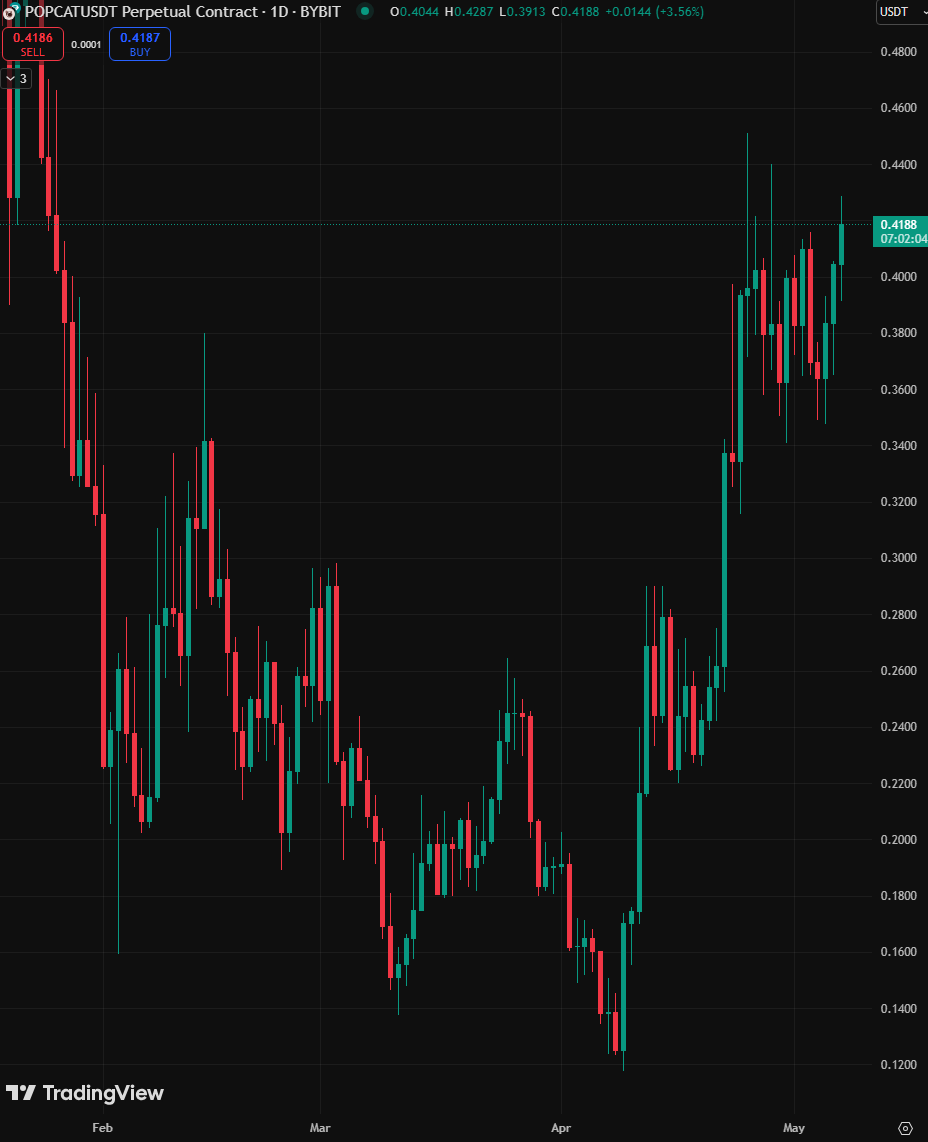 Popcat POPCAT Solana memecoin
