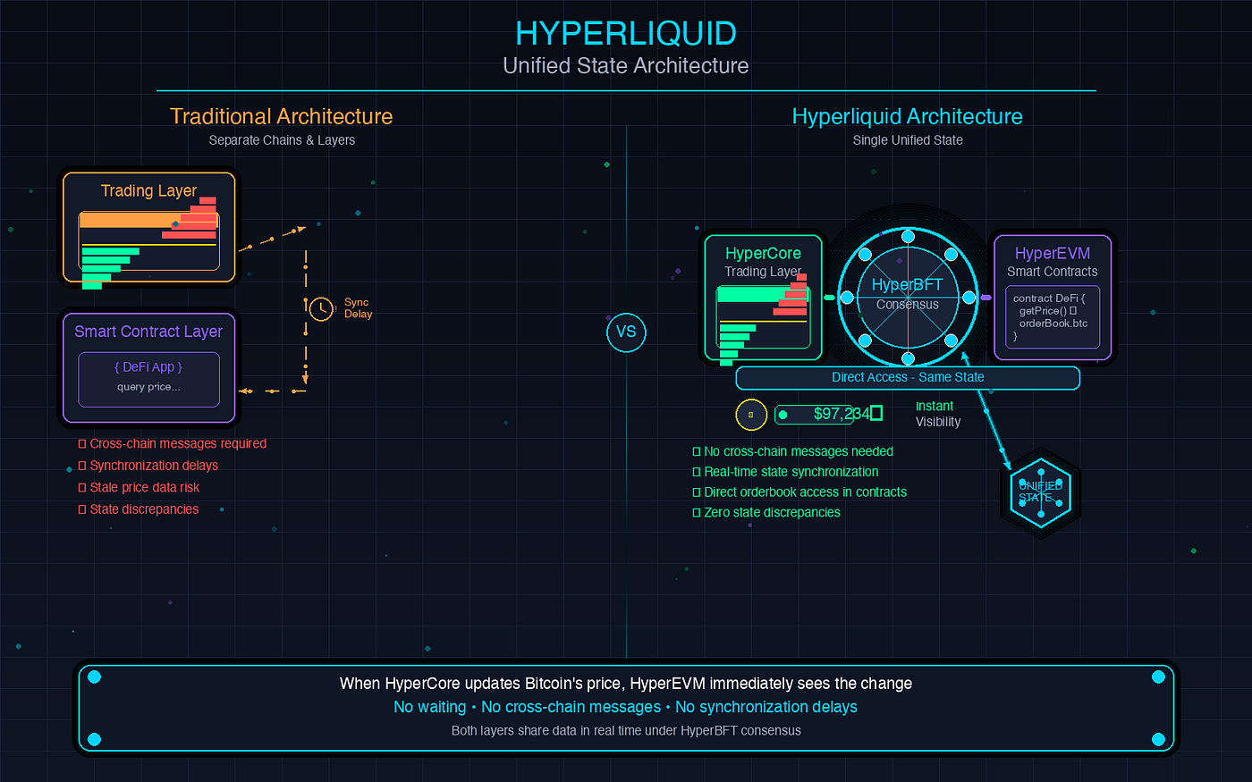 Diagram of cross-chain bridge connecting L1/L2 blockchains to L3 appchain with liquidity flows and pools for DeFi interoperability