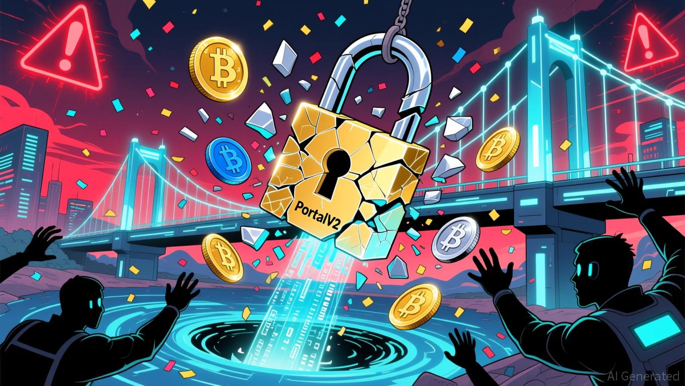 Diagram of CrossCurve bridge exploit fund flows from Ethereum PortalV2 to attacker wallets via spoofed Axelar messages