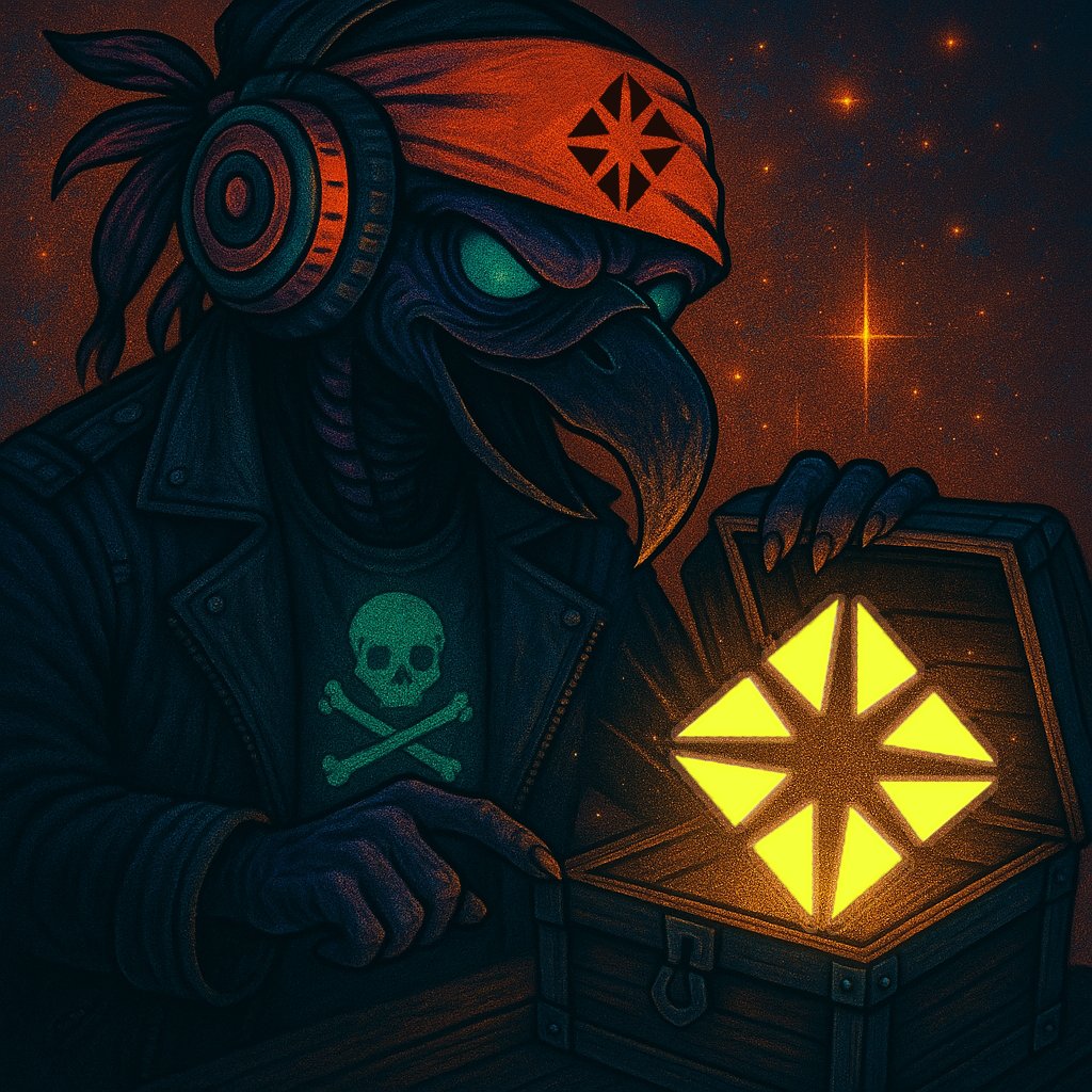 Dynamic digital banner fusing football soccer pitch with glowing blockchain nodes and OFC token rewards for OneFootball Club airdrop fans