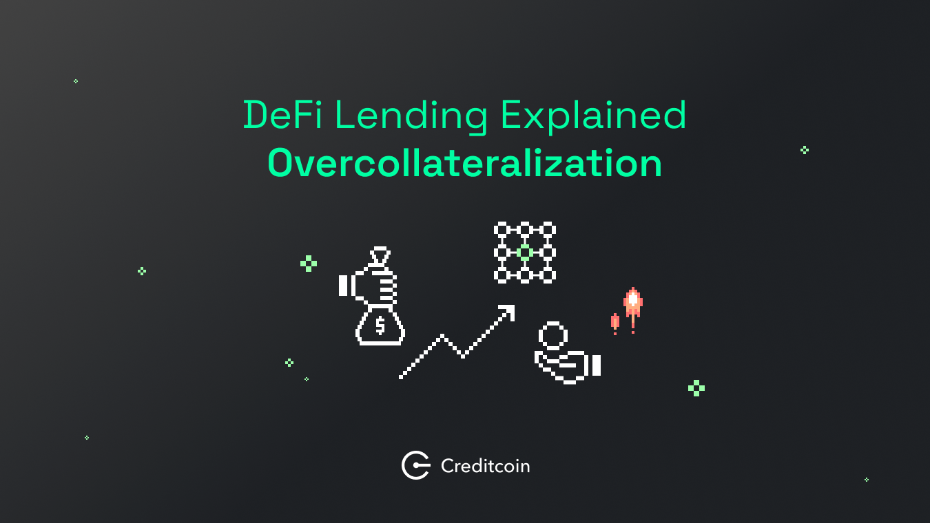 Infographic comparing traditional collateral-based DeFi lending vs innovative on-chain risk scores for undercollateralized loans in crypto finance