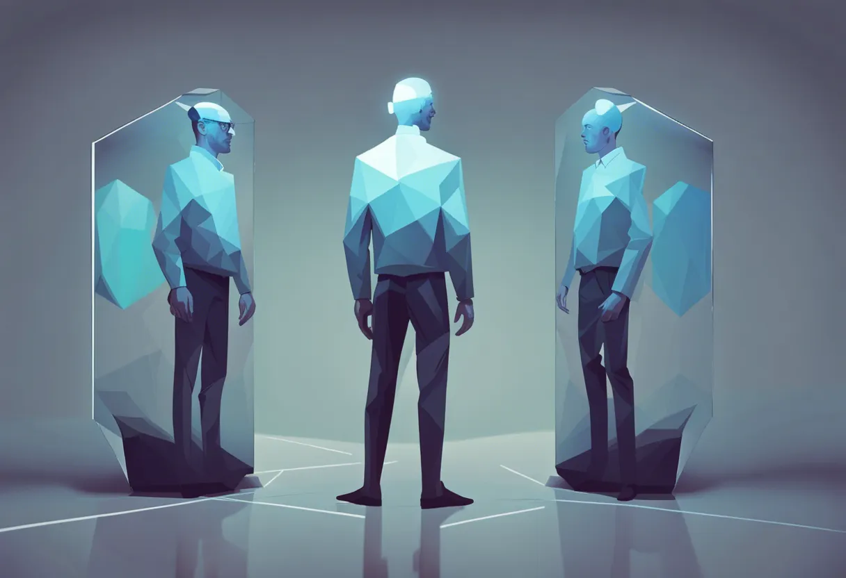 Dynamic futuristic illustration of onchain reputation scores unlocking undercollateralized crypto loans in DeFi, symbolizing capital efficiency and financial inclusion without excessive collateral