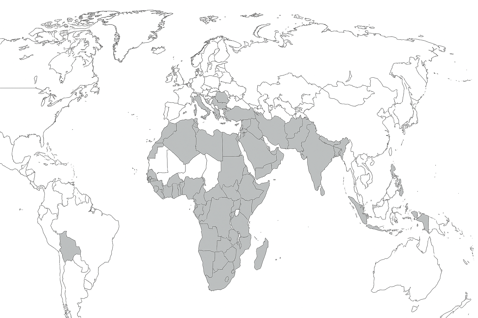 Dynamic world map highlighting global high-risk jurisdictions like FATF black and grey lists blocked by DEX geofencing SDK for 2026 crypto compliance