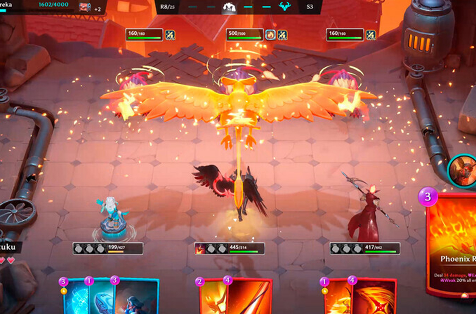 Dynamic screenshot of Onchain Heroes battle arena showcasing glowing on-chain NFTs, player stats, and intense blockchain gameplay for top MUD and Dojo games in 2026