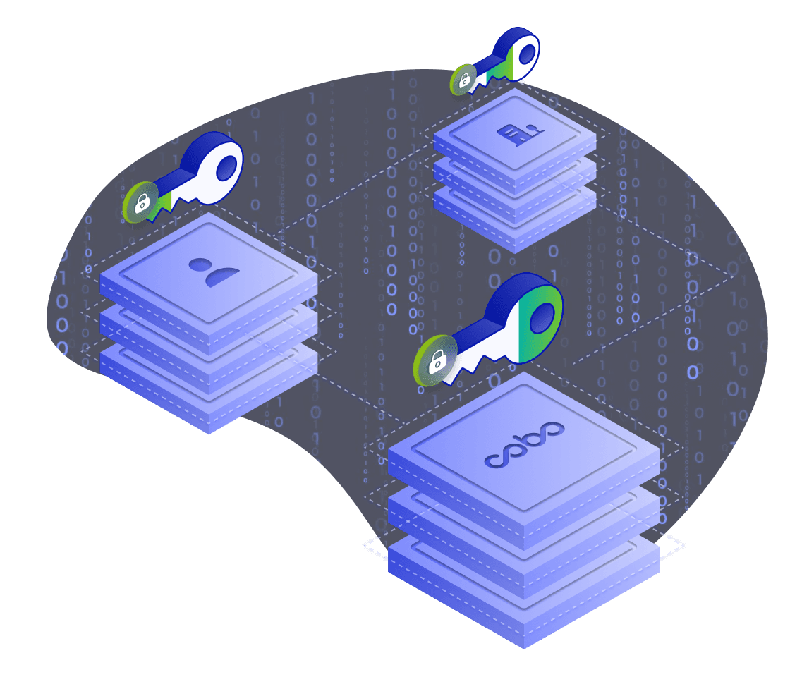 Dynamic visualization of customizable MPC policies securing enterprise team wallets with role-based access, approval workflows, and threshold signatures for crypto custody