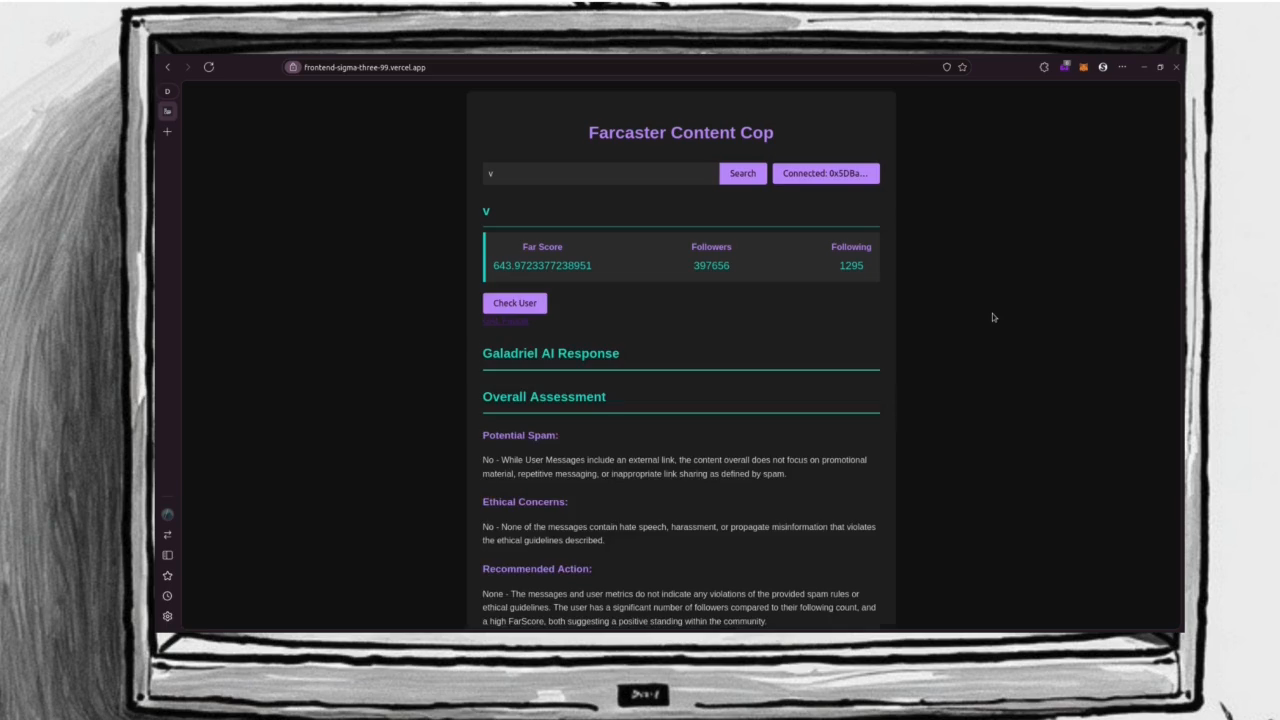Farcaster community voting or reputation system example