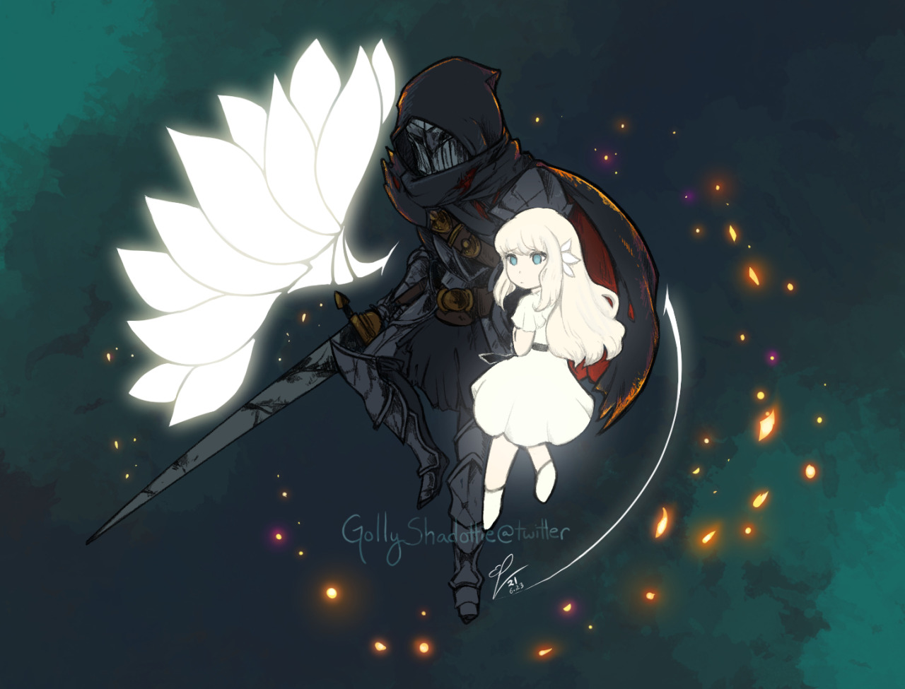 Ender Lilies Quietus of the Knights art