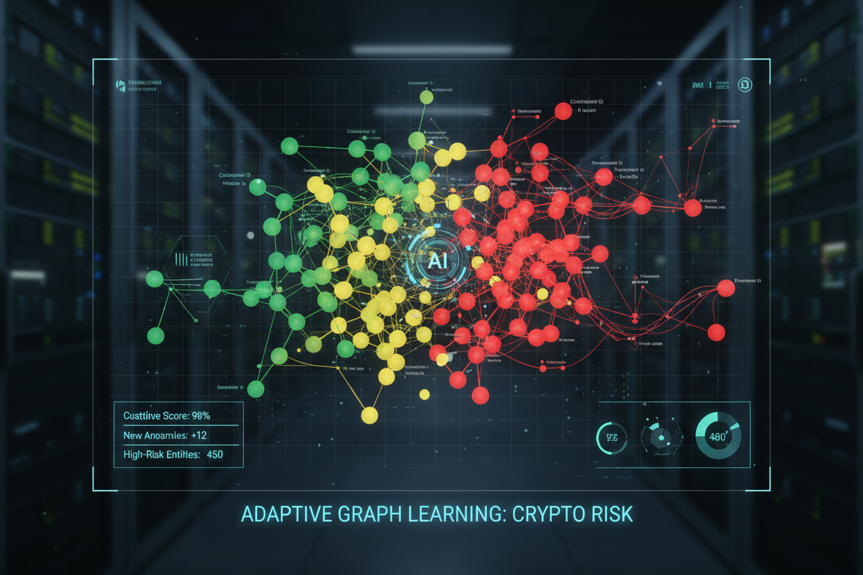 adaptive graph learning customer risk crypto