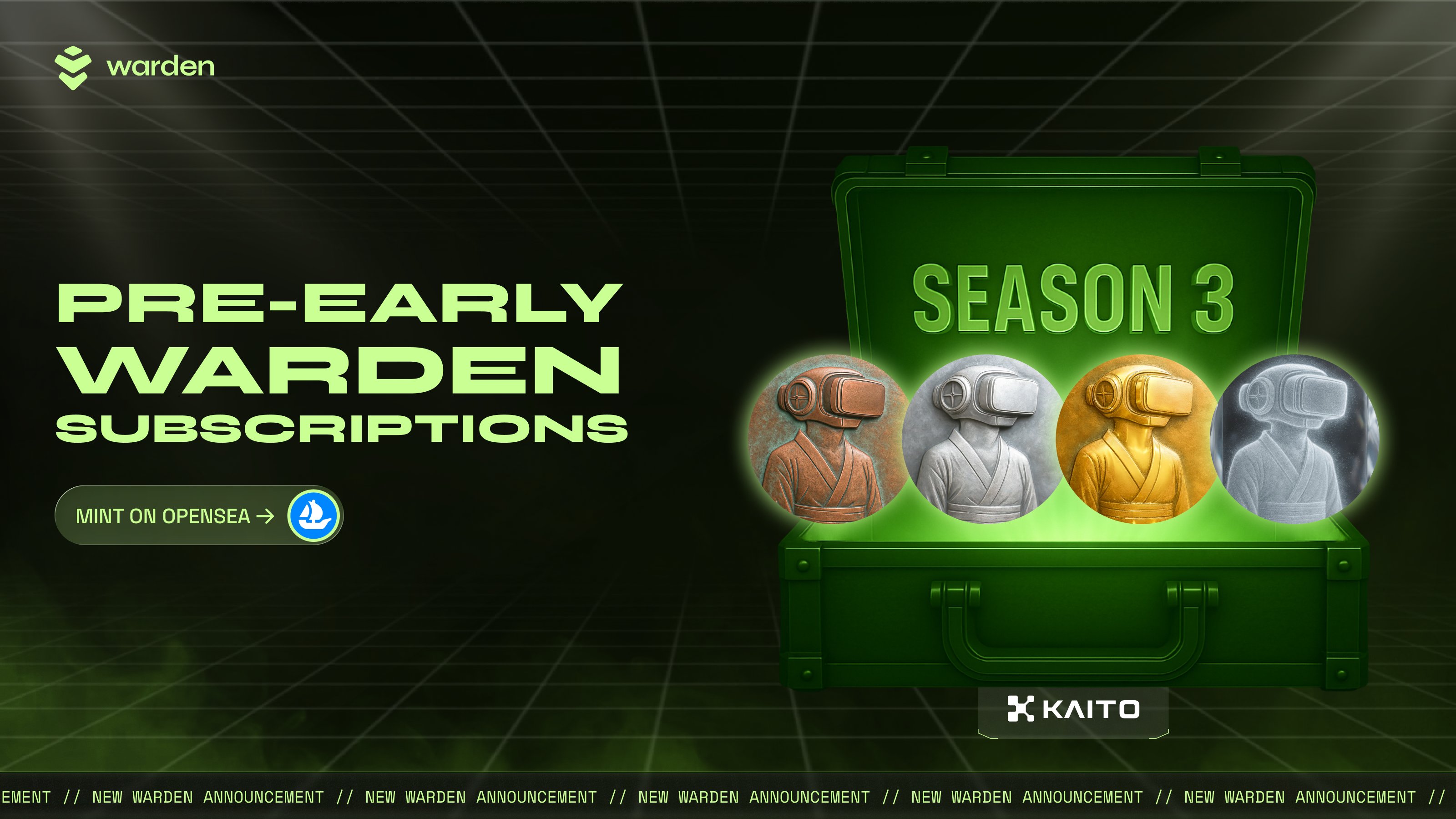 Ethereum smart contract interface for MetaWinners prize draw