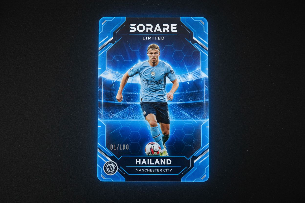 Sorare Haaland Man City Limited card