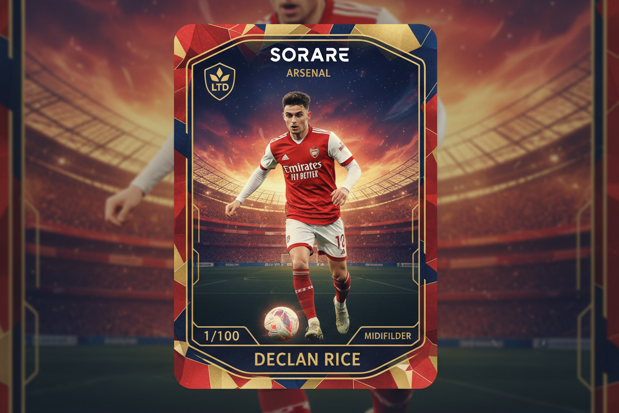 Sorare Rice Arsenal Limited card