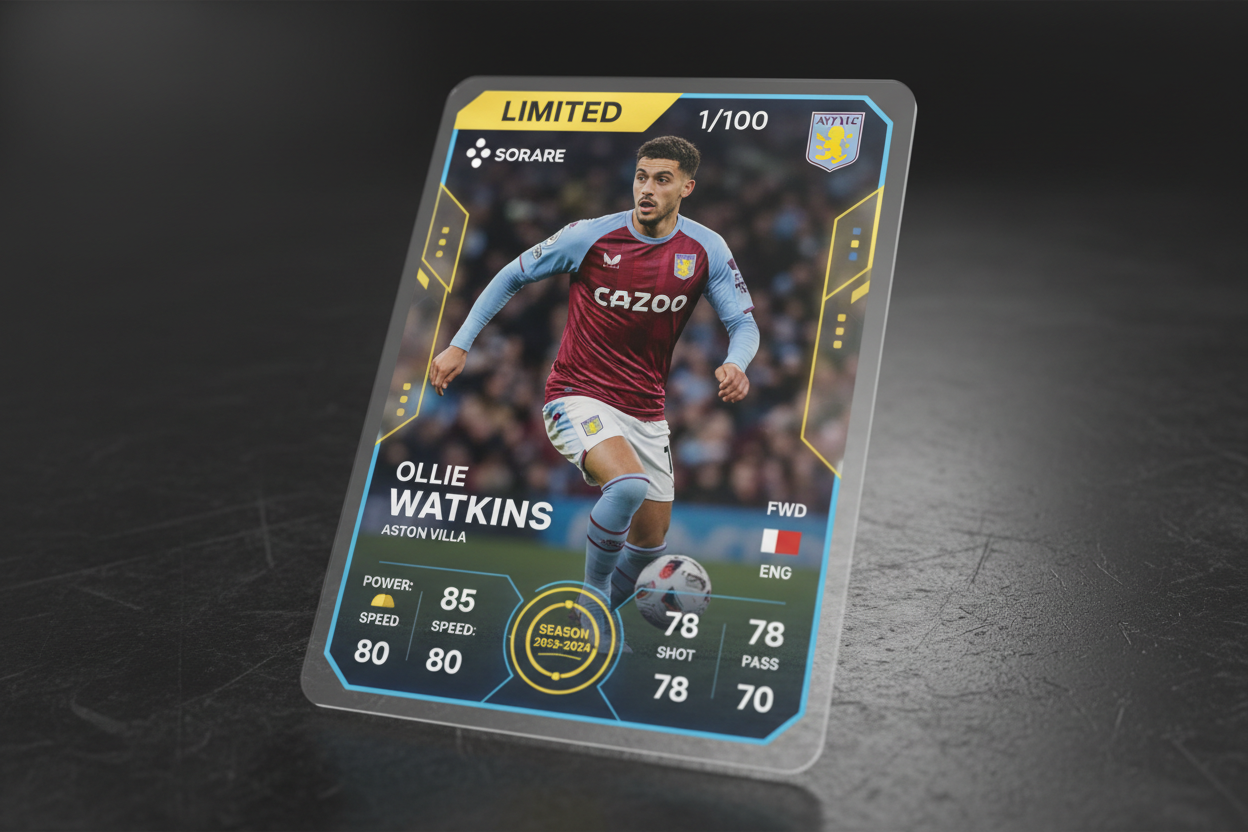 Sorare Watkins Aston Villa Limited card