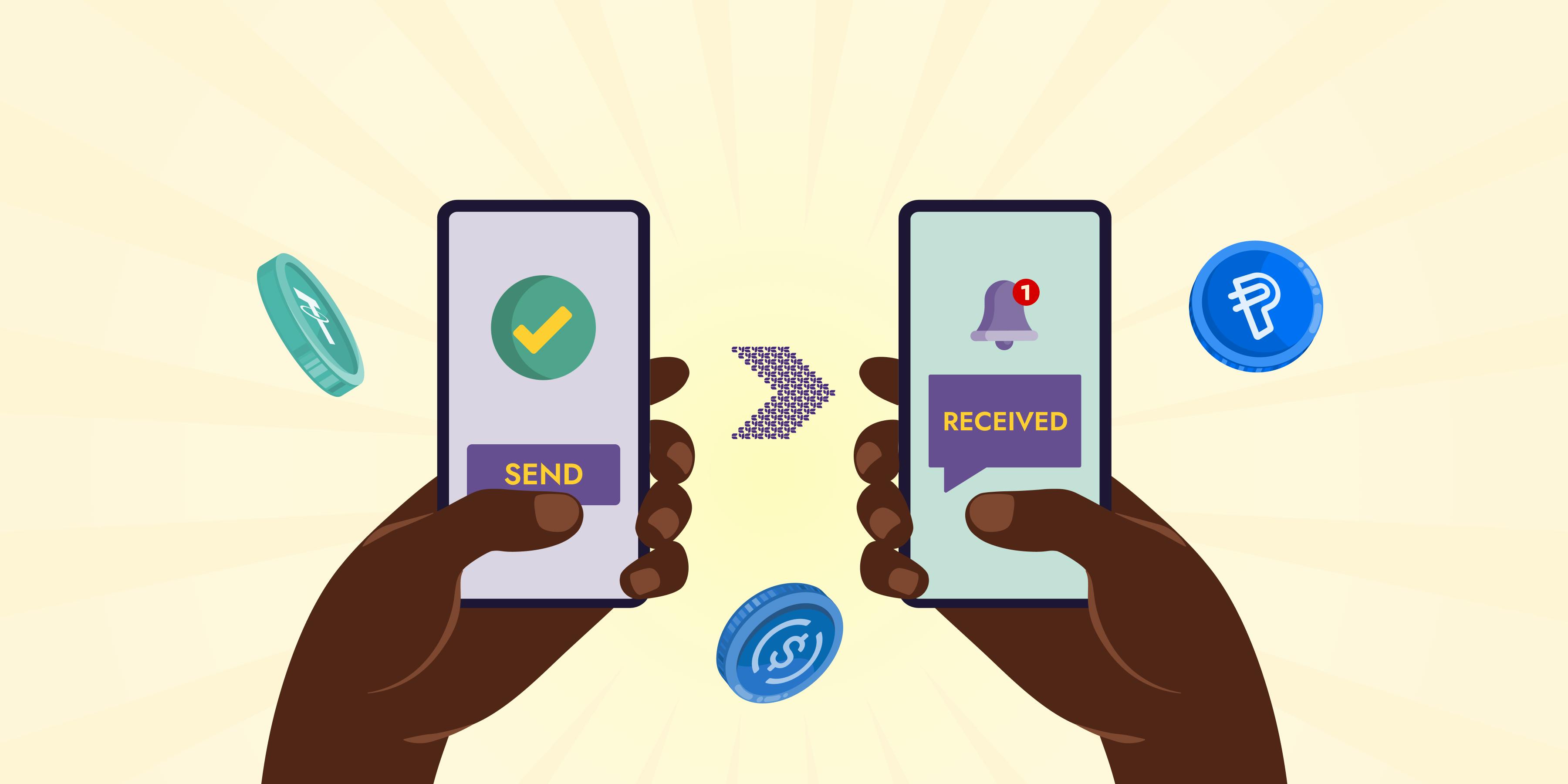 stablecoin card payment confirmation receipt