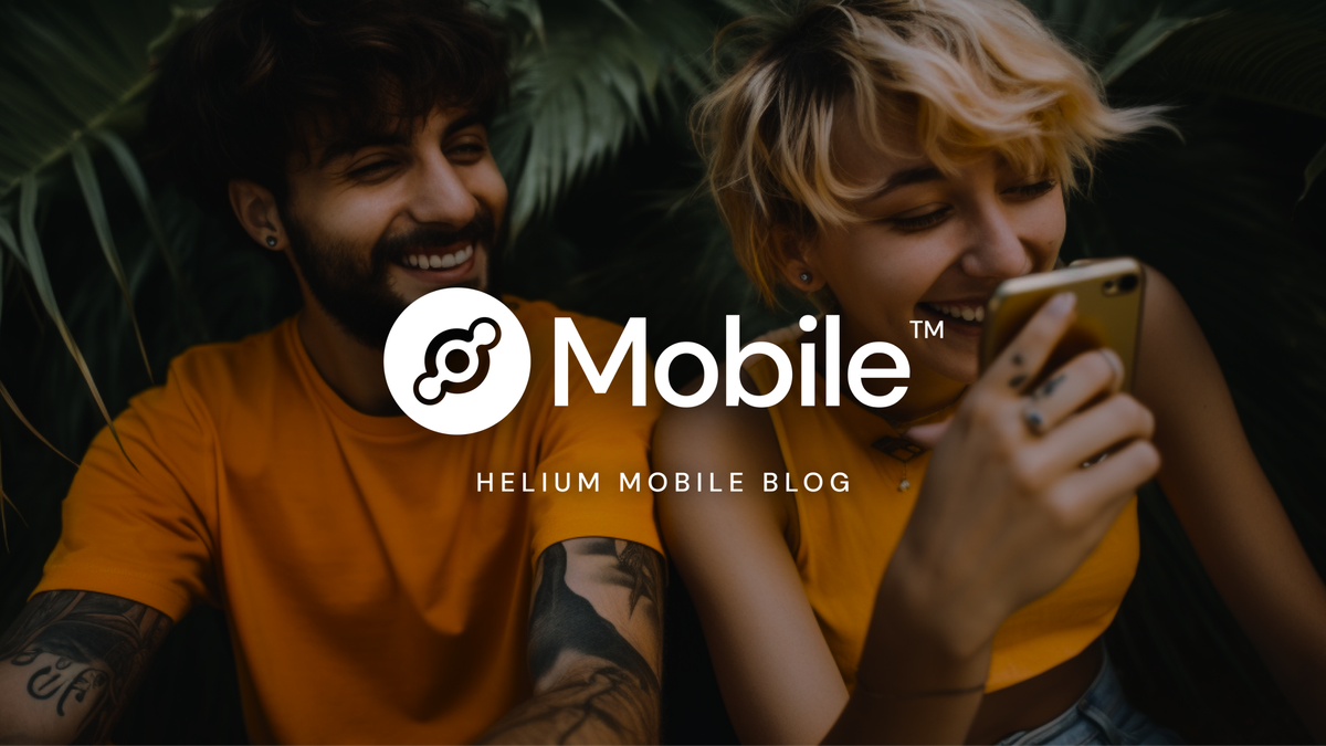 Helium Mobile DAWN decentralized broadband